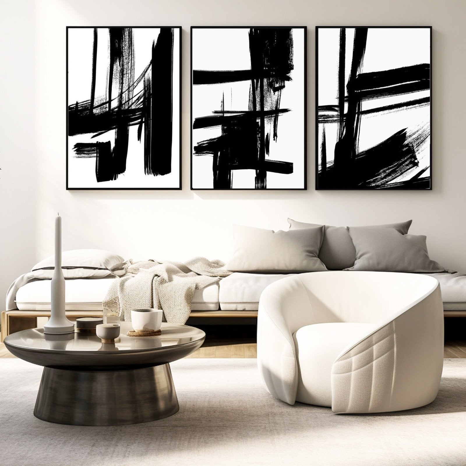 Abstract Painting "Vacío Trazado"