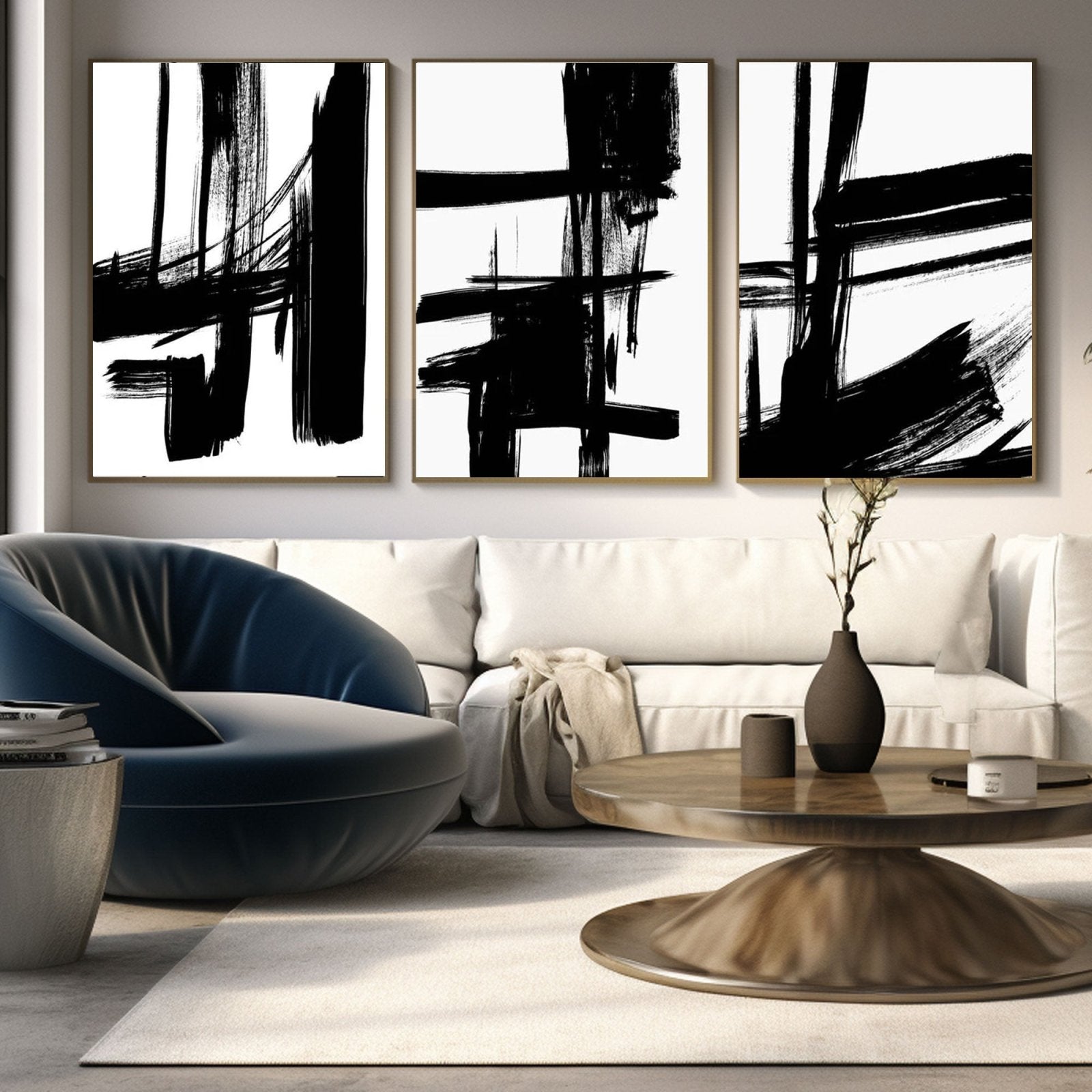 Abstract Painting "Vacío Trazado"