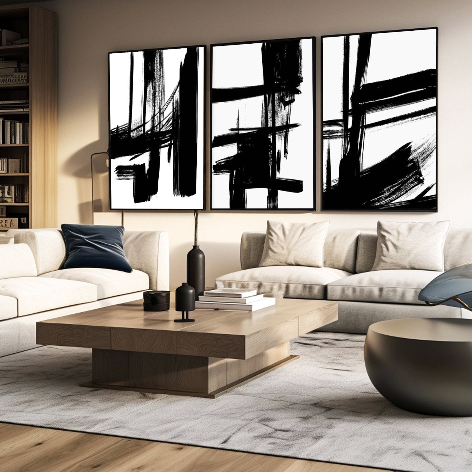 Abstract Painting "Vacío Trazado"