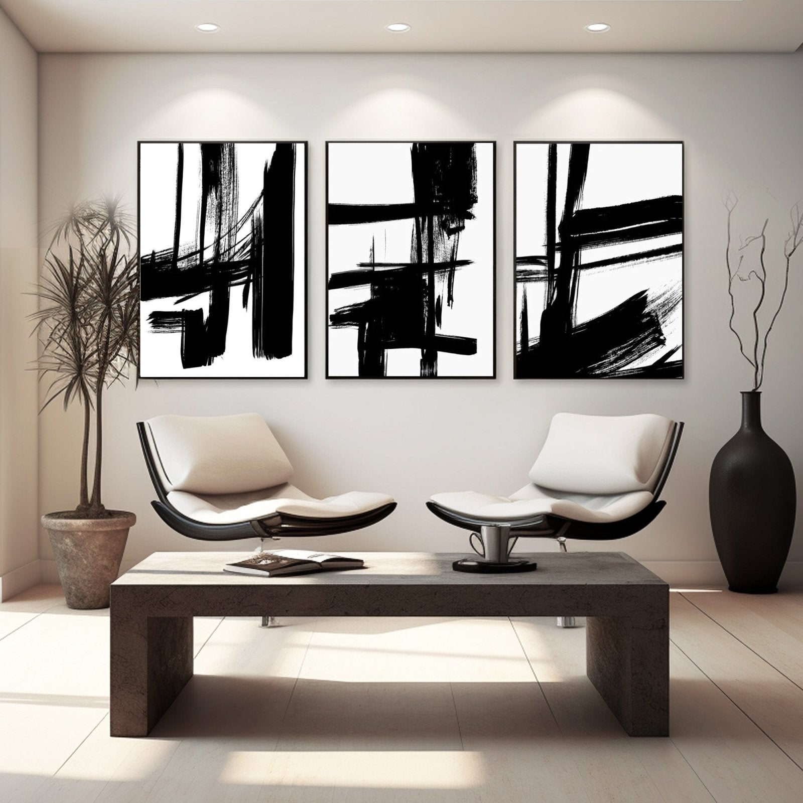 Abstract Painting "Vacío Trazado"