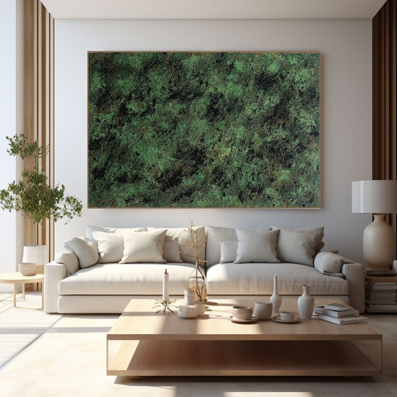 Abstract Painting "Verdant"