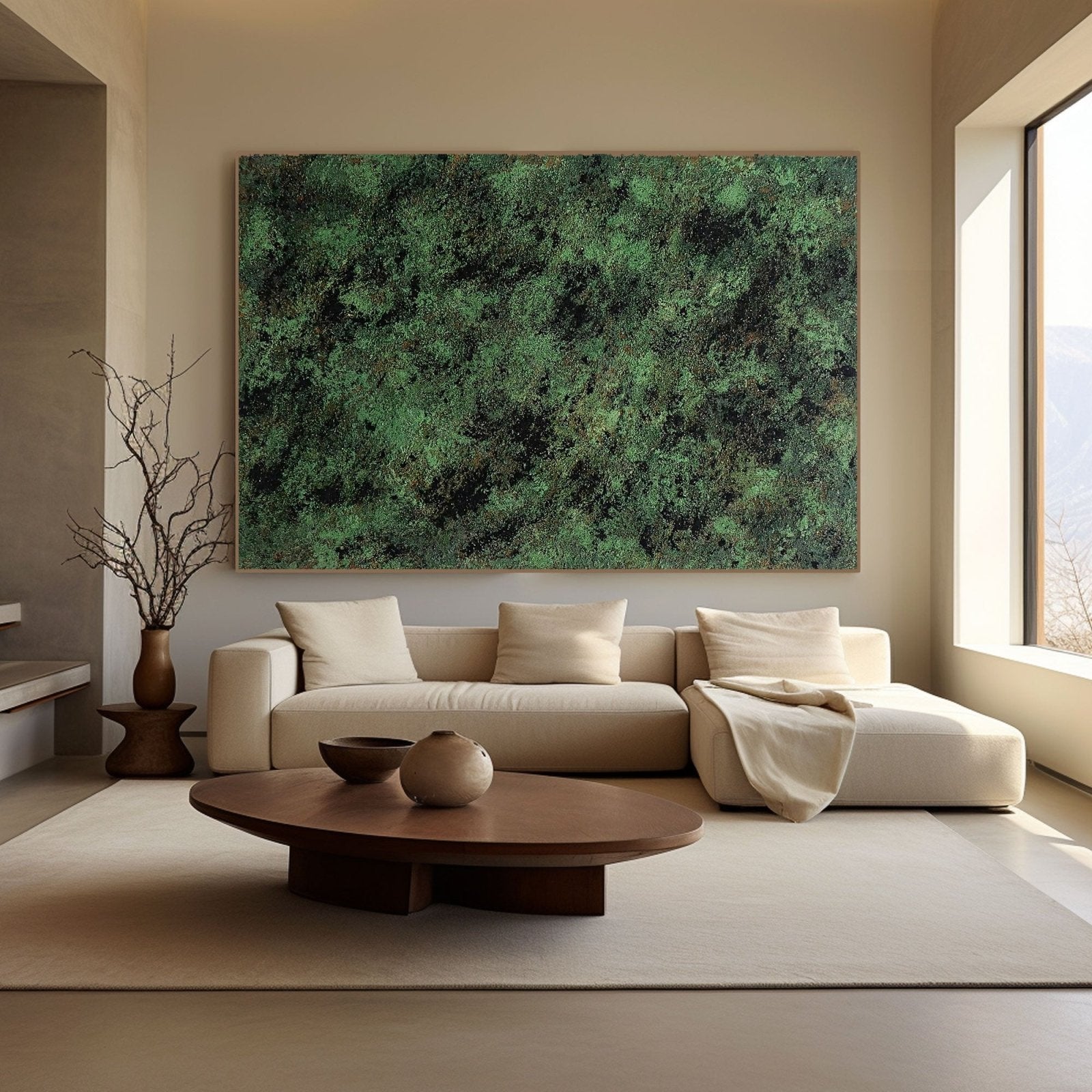Abstract Painting "Verdant"