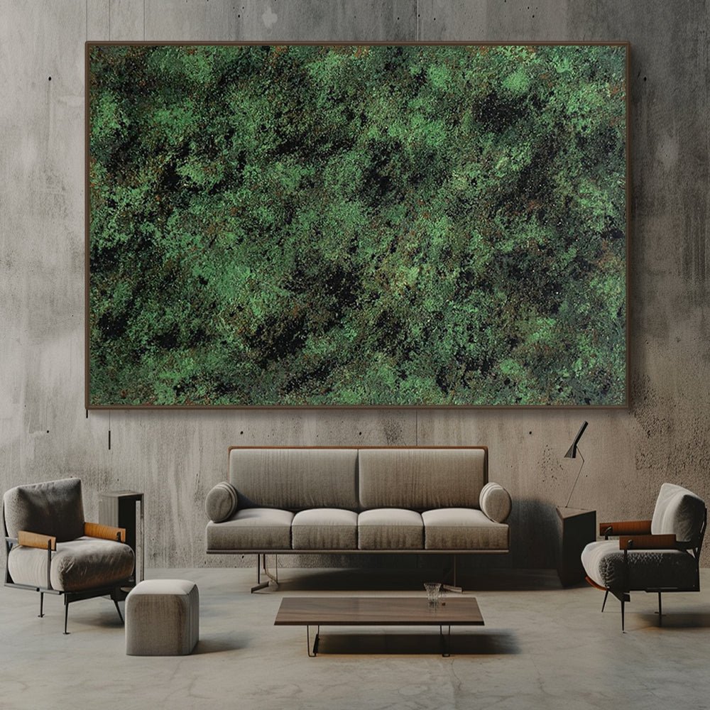 Abstract Painting "Verdant"