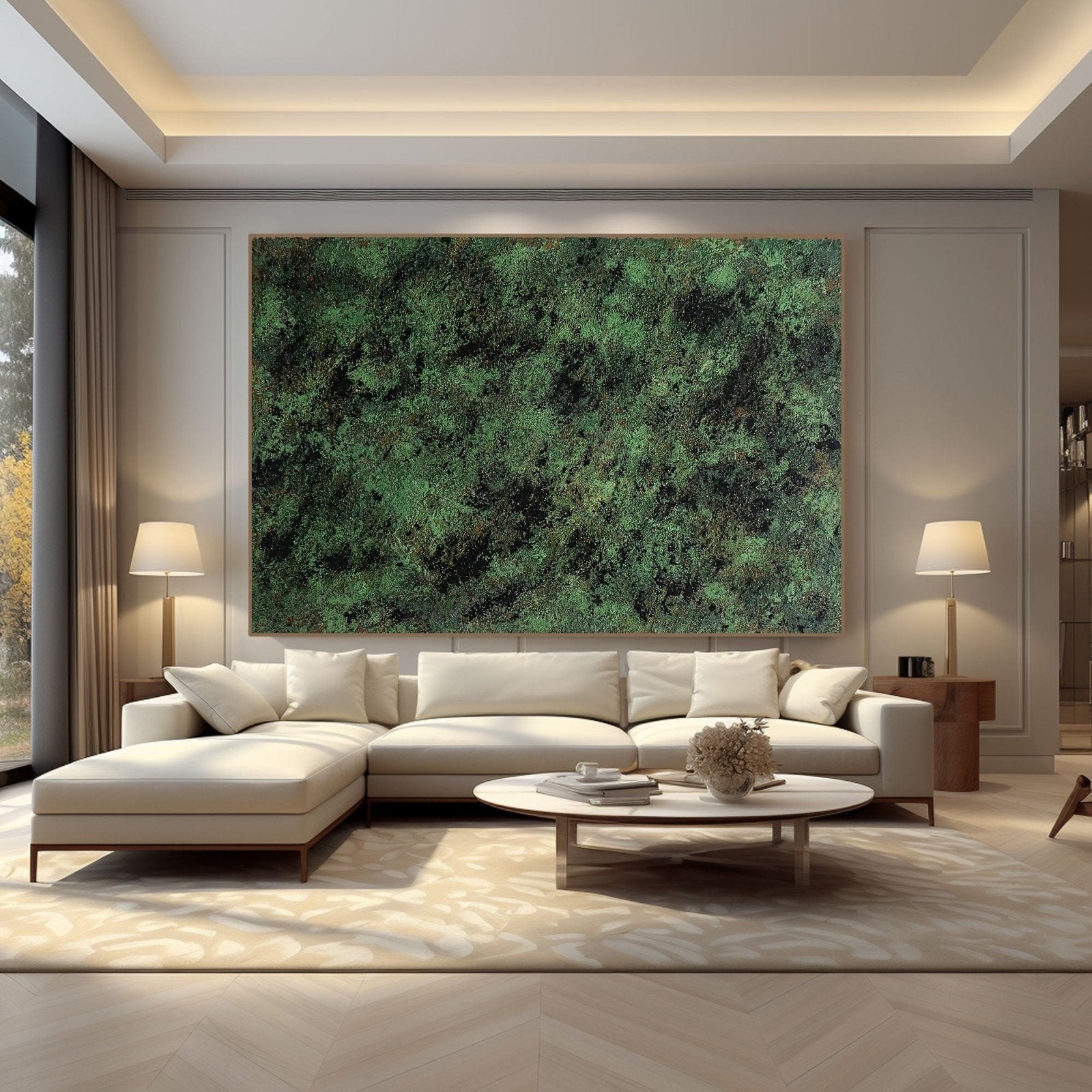 Abstract Painting "Verdant"