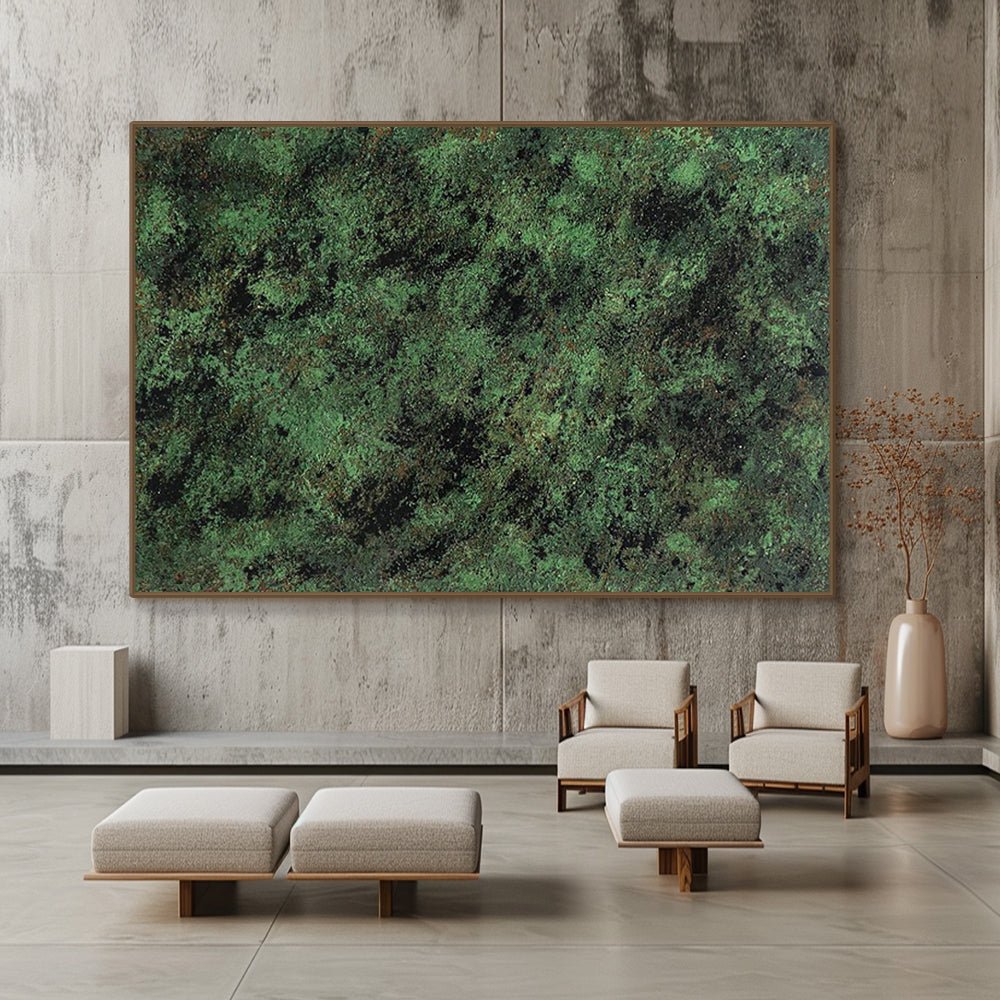 Abstract Painting "Verdant"