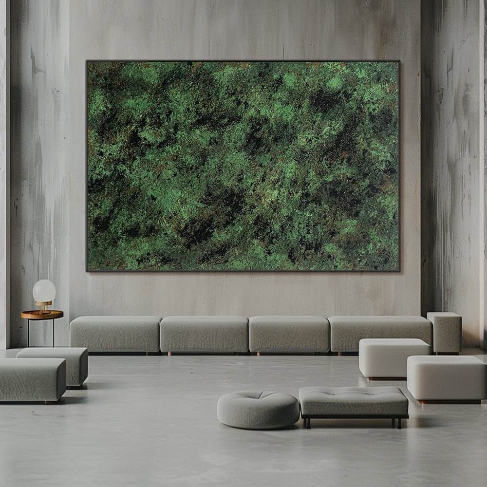 Abstract Painting "Verdant"
