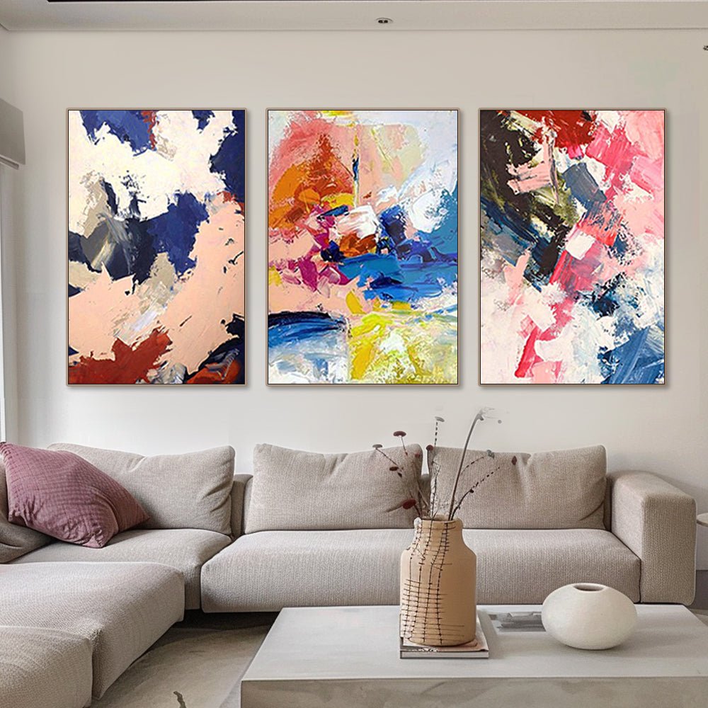 Abstract Painting "Vibrant Chaos"