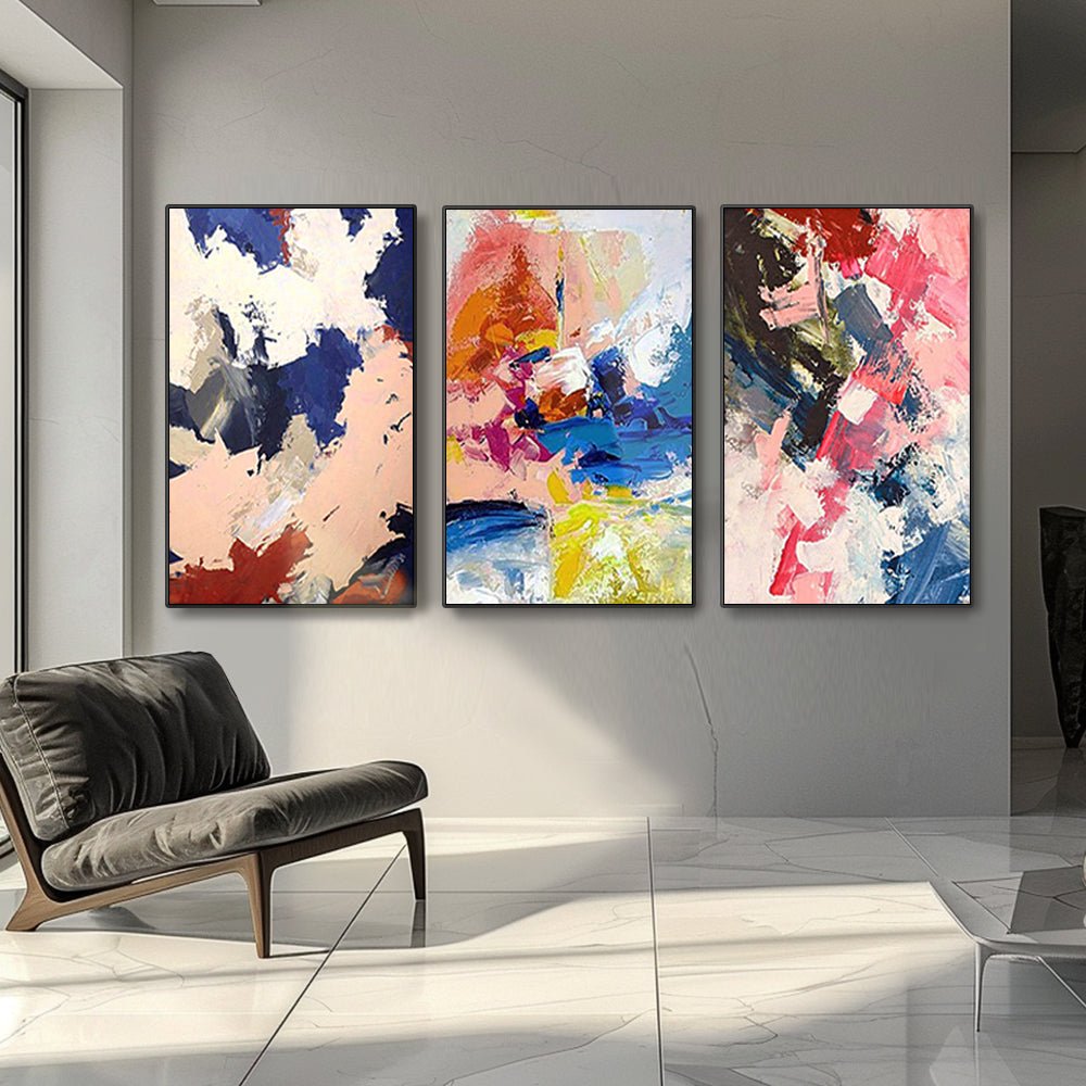 Abstract Painting "Vibrant Chaos"