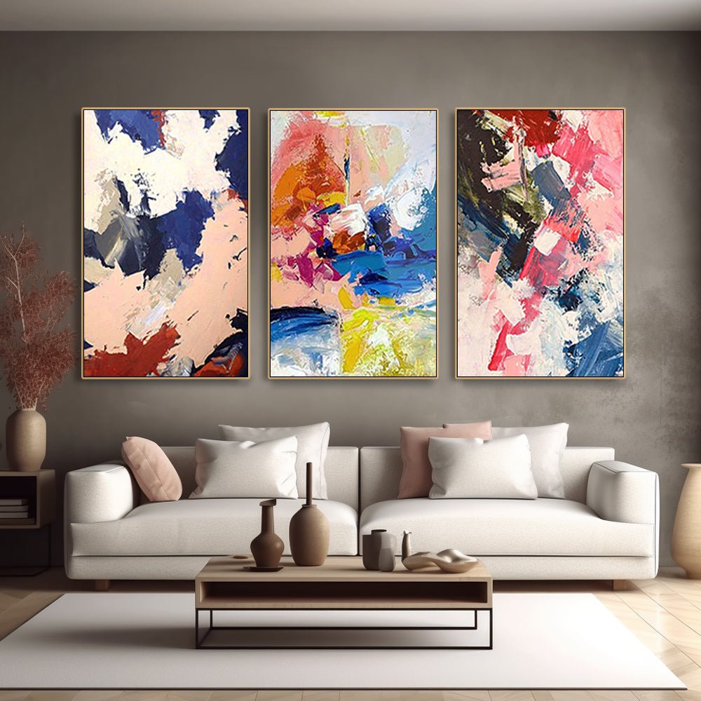 Abstract Painting "Vibrant Chaos"