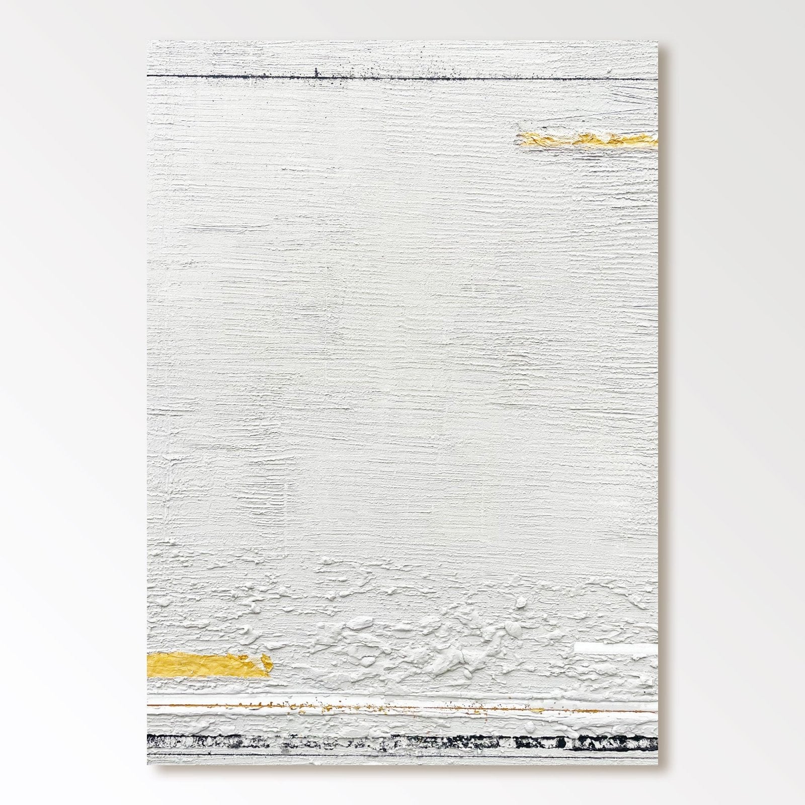 Abstract Painting "Vit Stillhet”