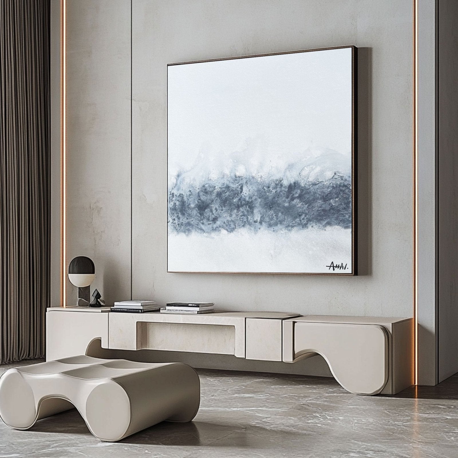 Abstract Painting "Wałek Mocy”