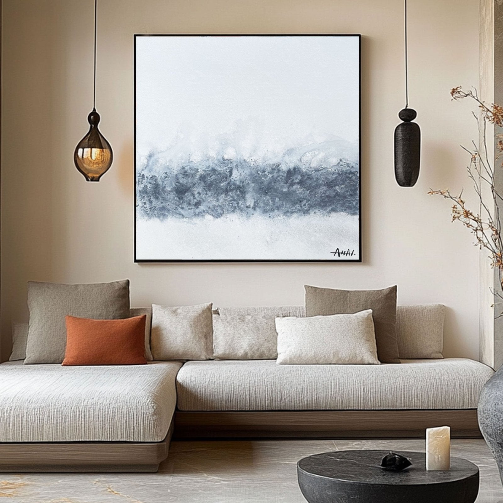 Abstract Painting "Wałek Mocy”
