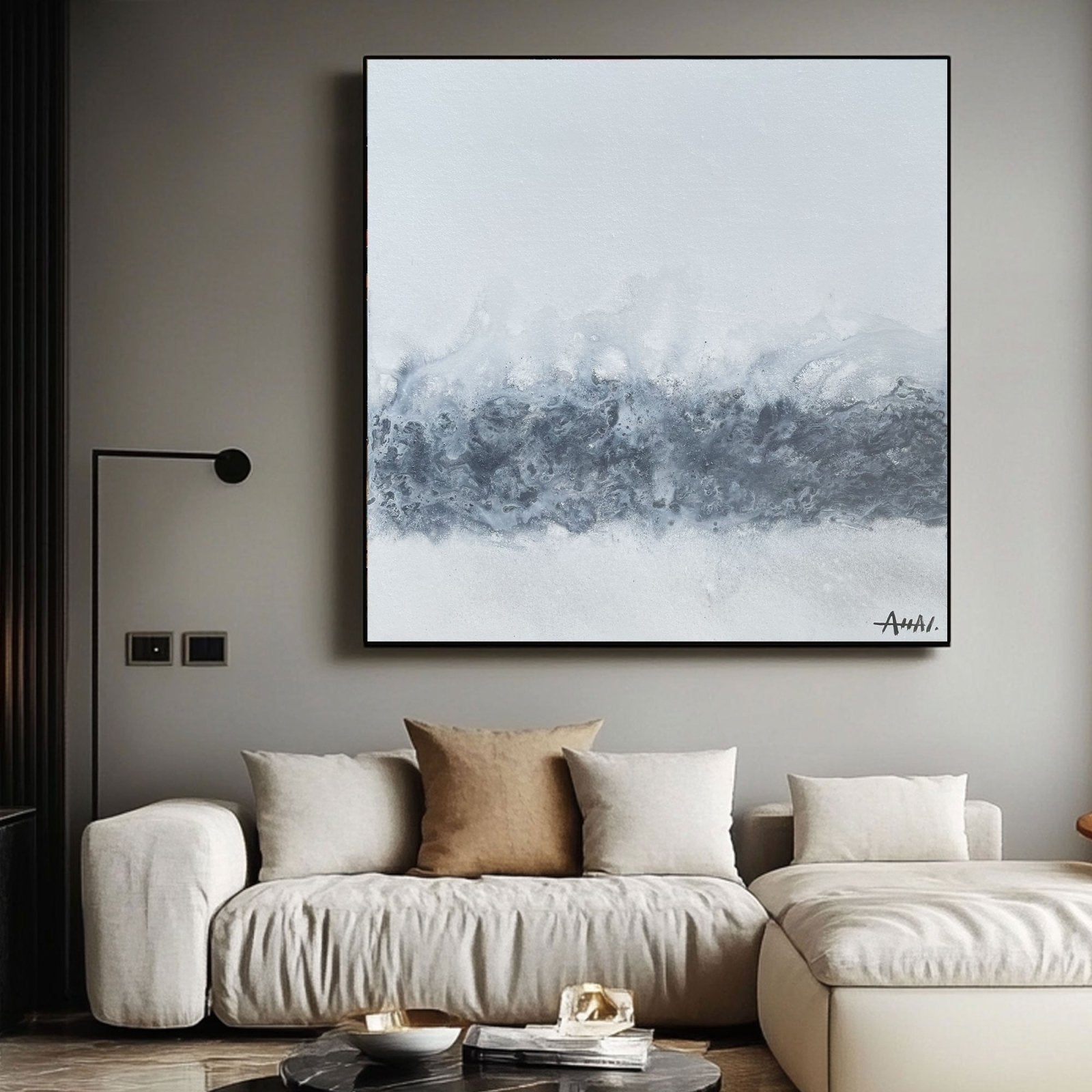 Abstract Painting "Wałek Mocy”