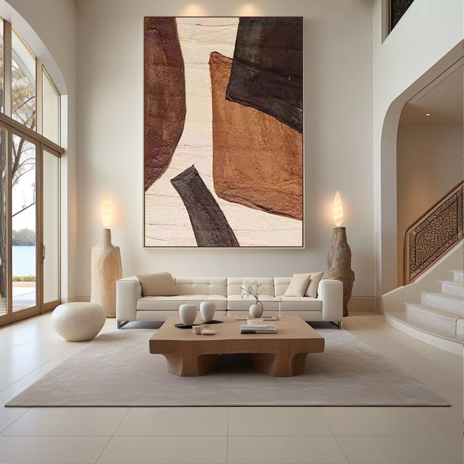 Abstract Painting "Warm Embrace"