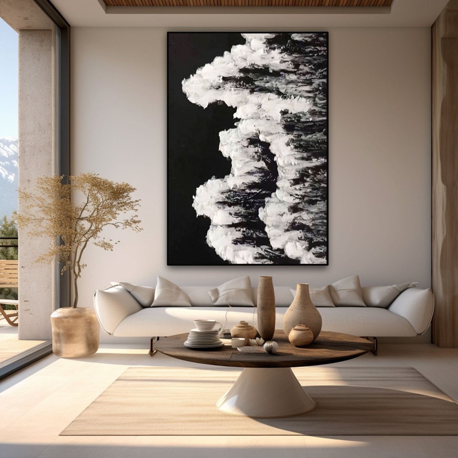 Abstract Painting "Waves"