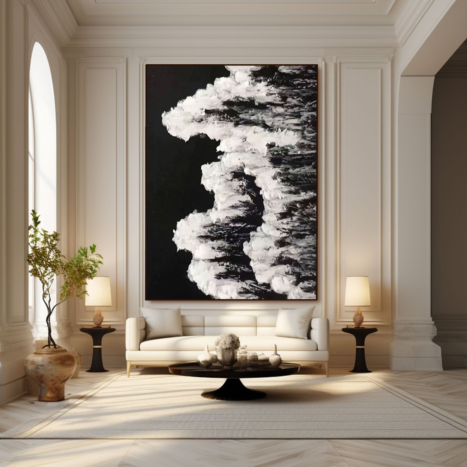 Abstract Painting "Waves"