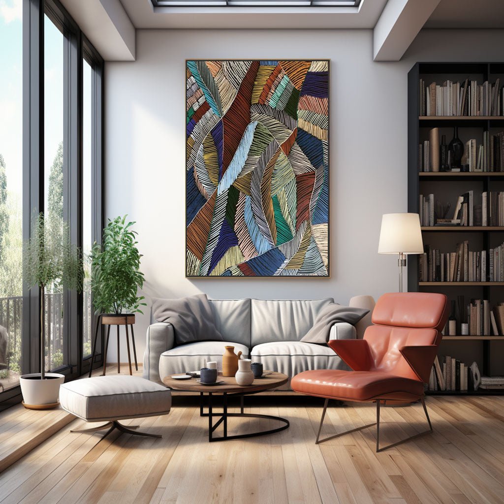 Abstract Painting "Whispers of Form"
