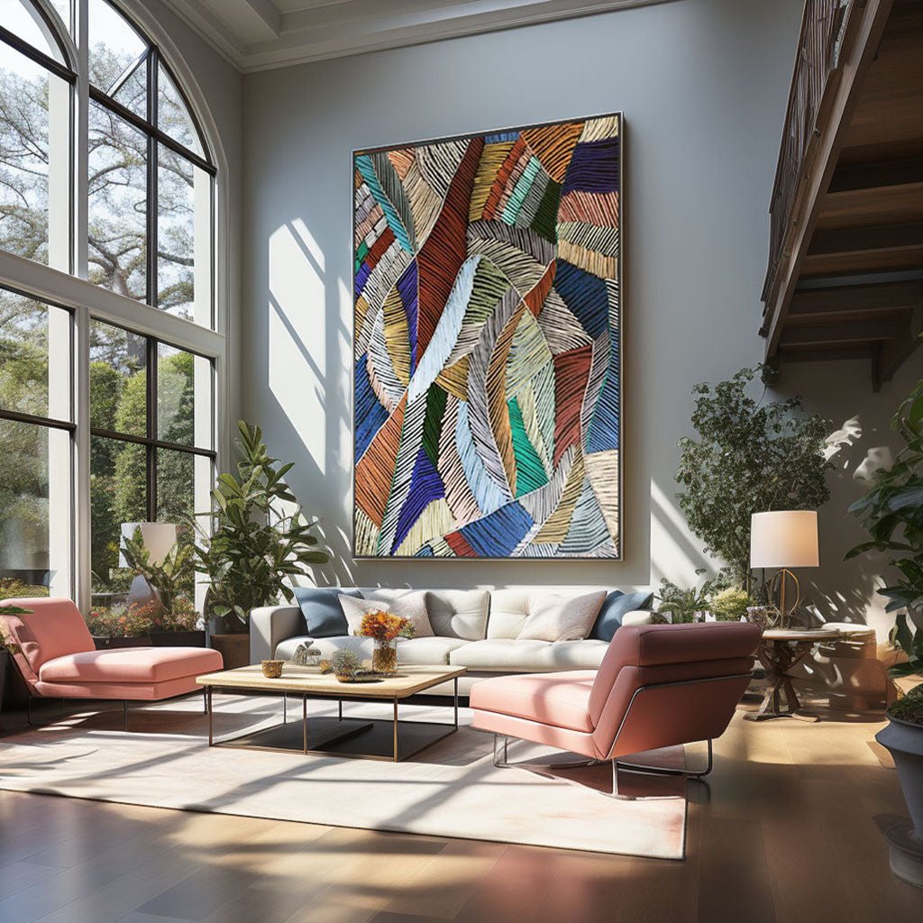 Abstract Painting "Whispers of Form"