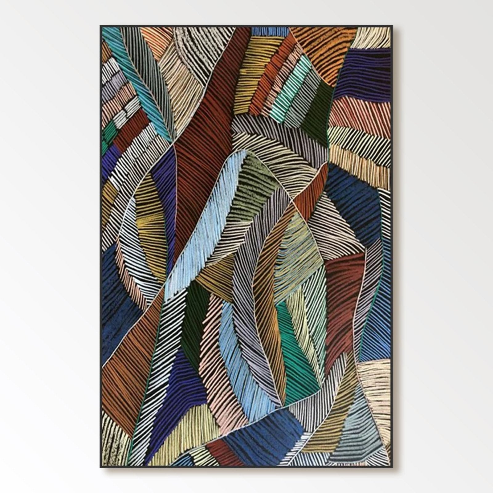 Abstract Painting "Whispers of Form"