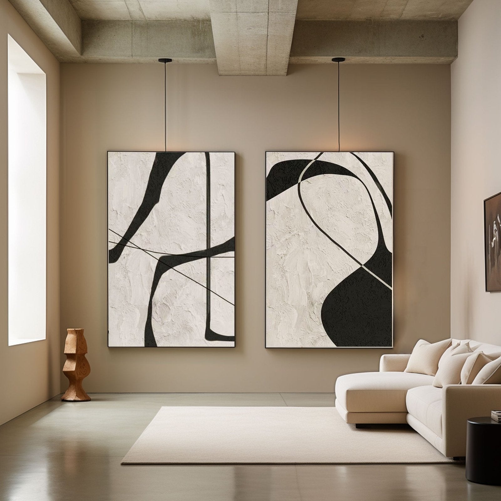 Abstract Painting  "Whispers of Romance"