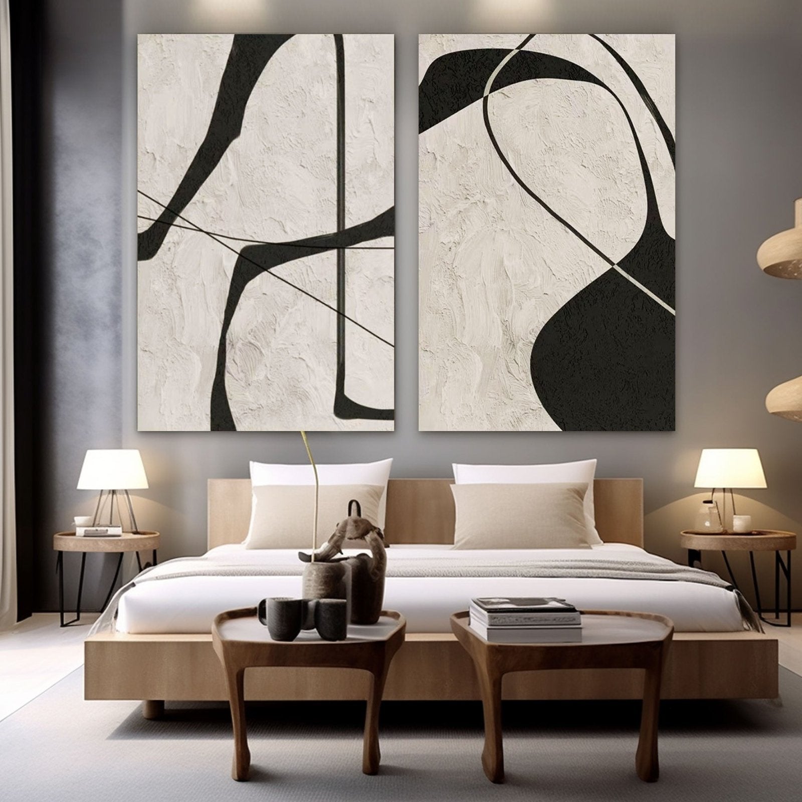 Abstract Painting  "Whispers of Romance"