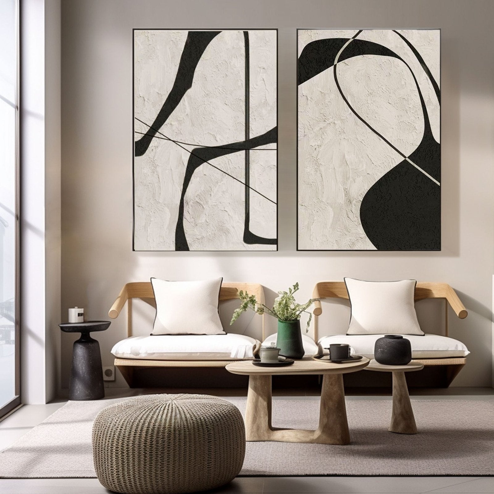 Abstract Painting  "Whispers of Romance"