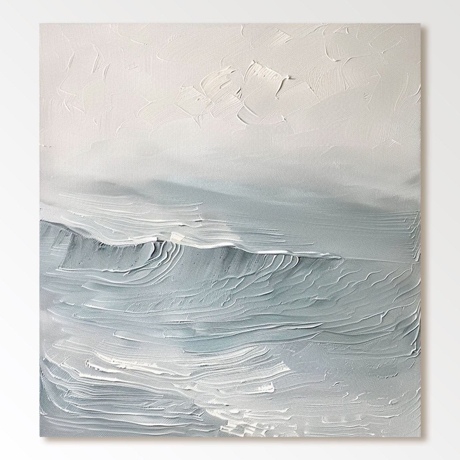 Abstract Painting "Whispers of the Misty Dawn"