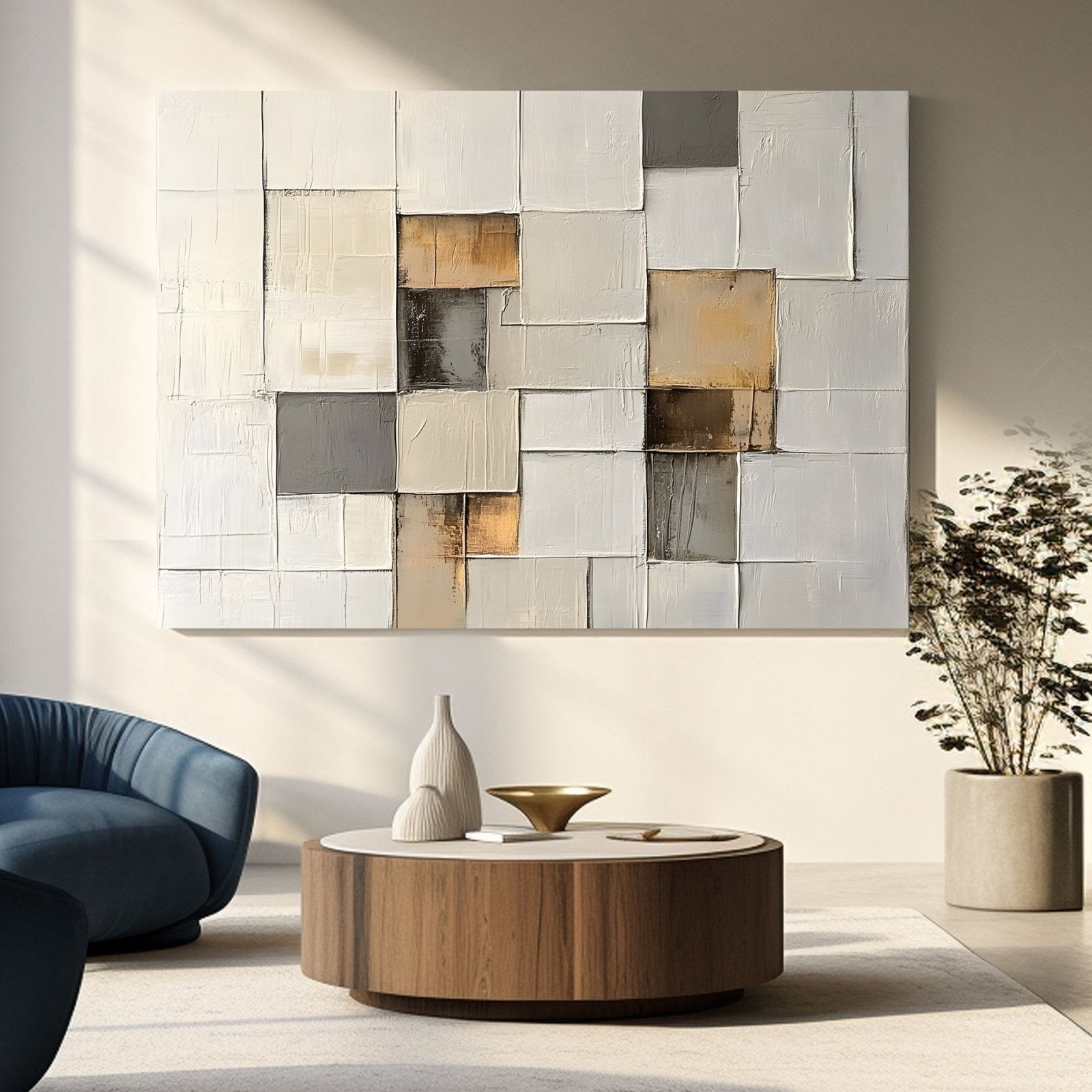 Abstract Painting "Zróżnicowanie Harmonii"