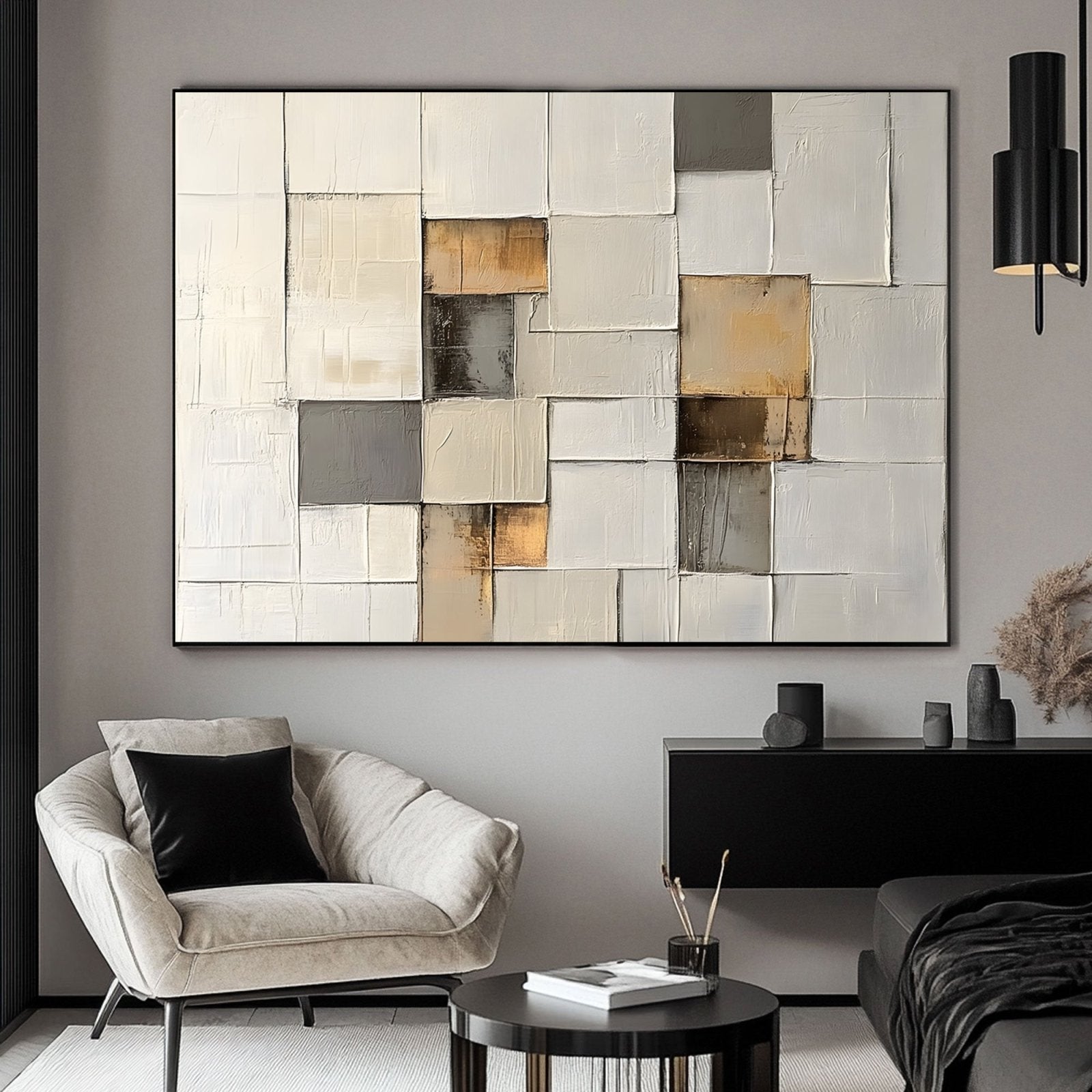 Abstract Painting "Zróżnicowanie Harmonii"