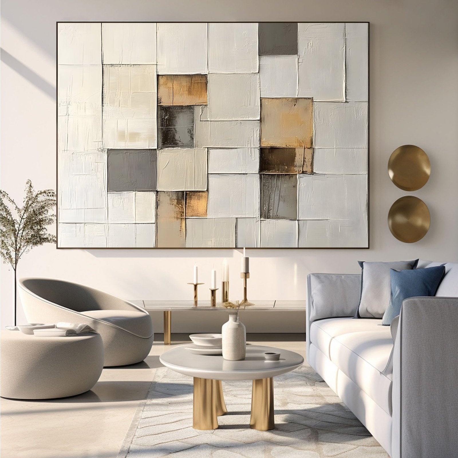 Abstract Painting "Zróżnicowanie Harmonii"