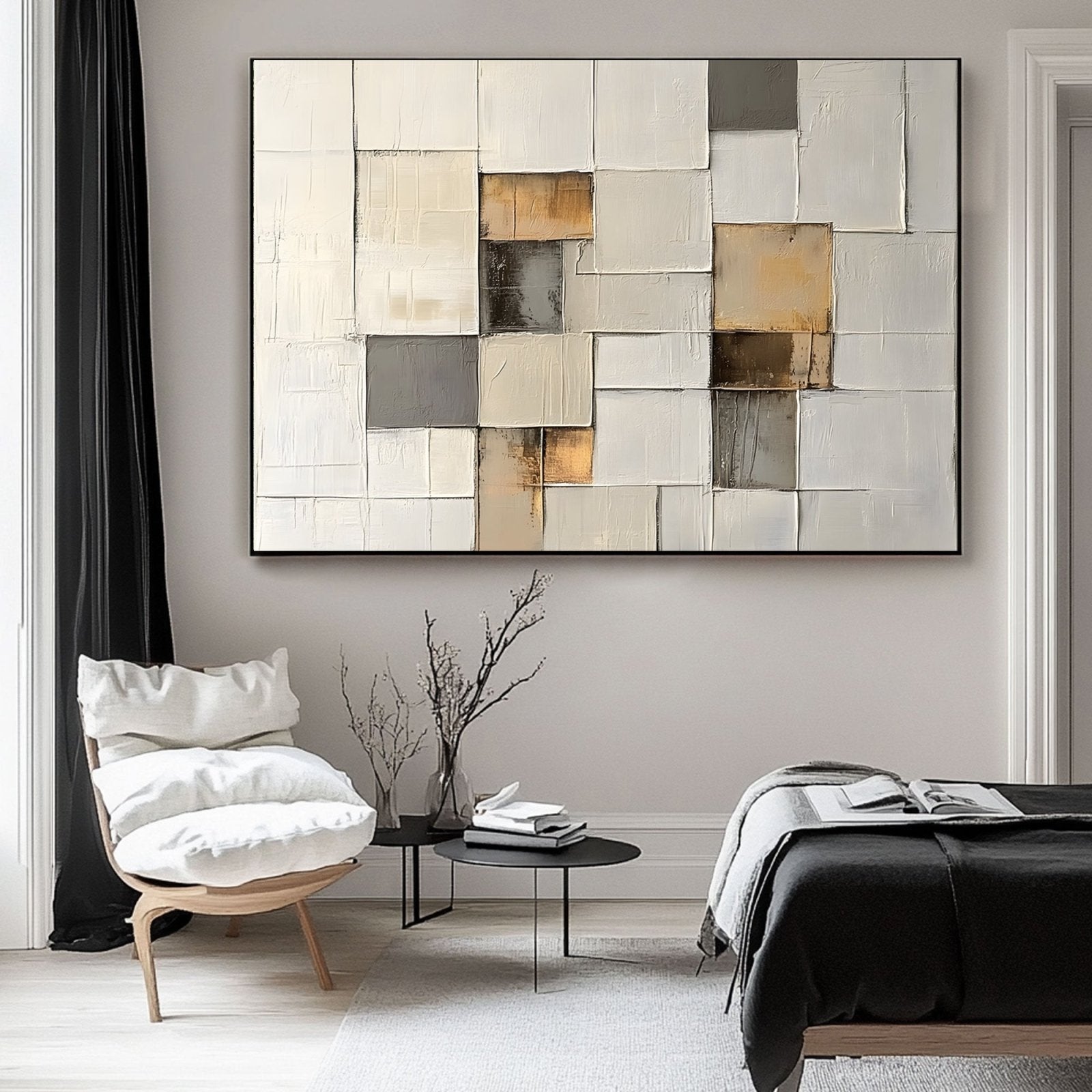Abstract Painting "Zróżnicowanie Harmonii"
