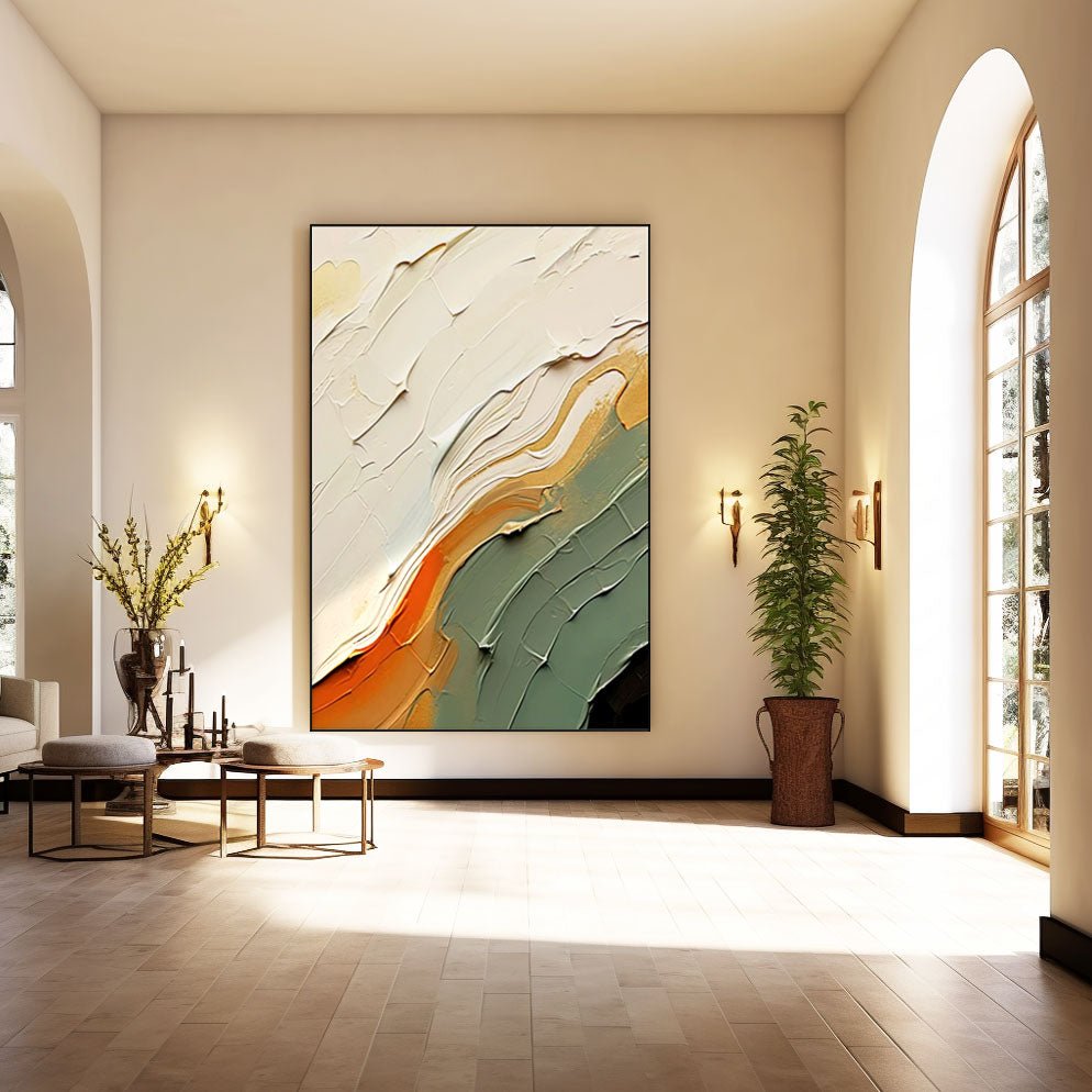 Abstract Plaster Painting "Aether"