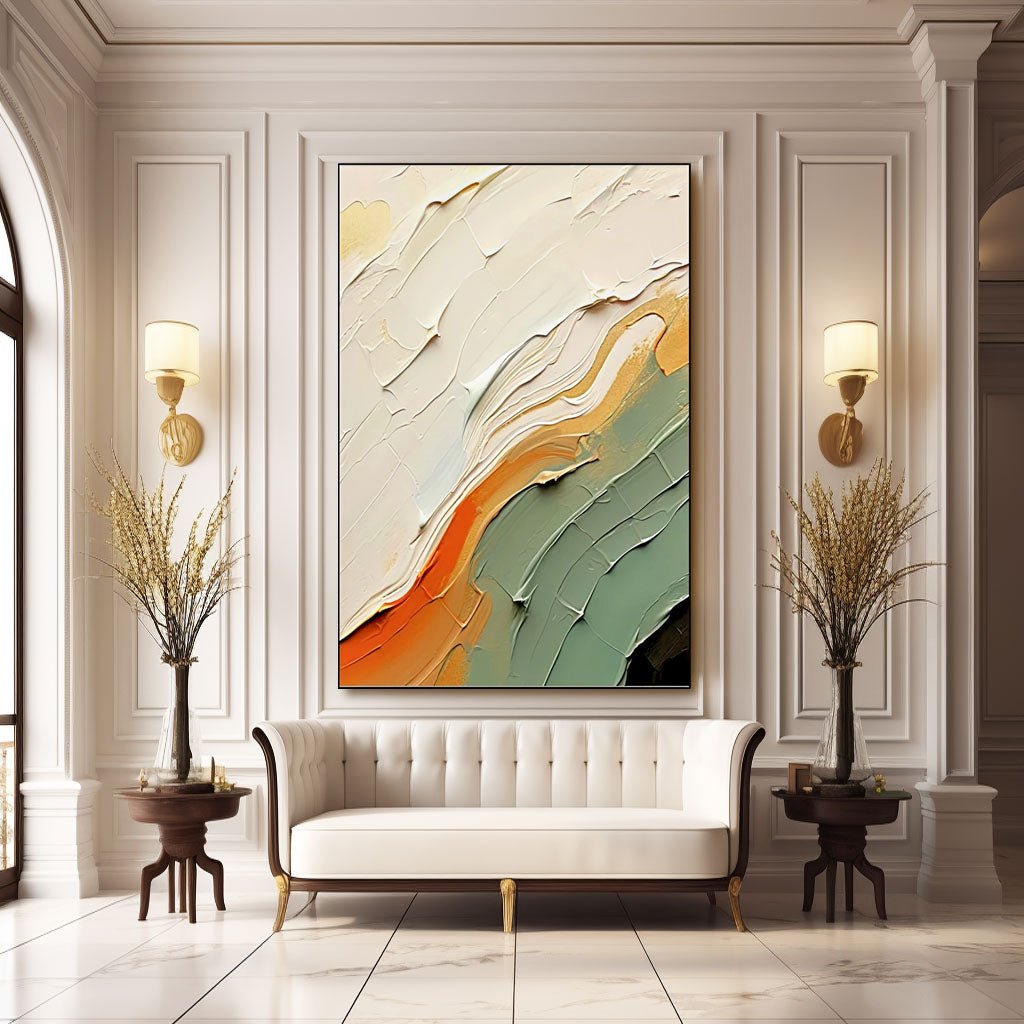 Abstract Plaster Painting "Aether"
