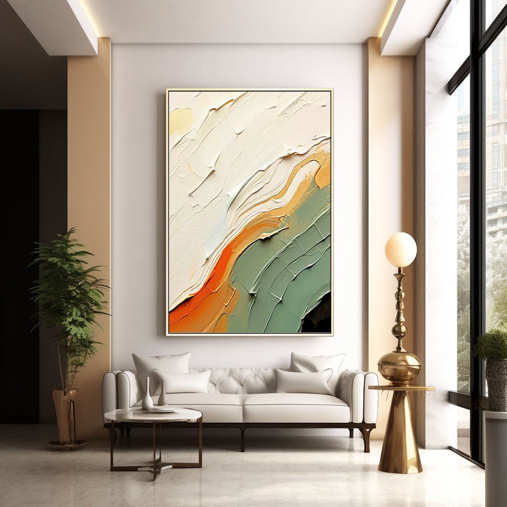 Abstract Plaster Painting "Aether"