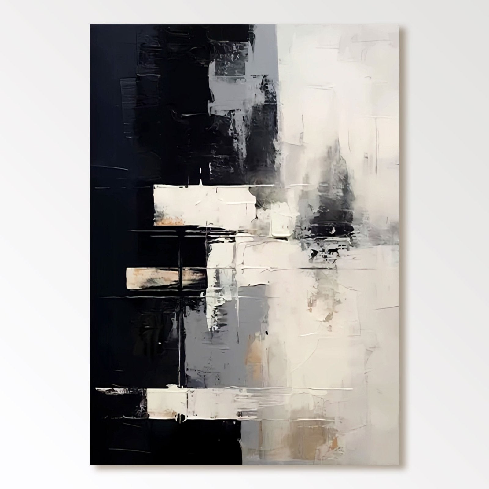 Abstract Plaster Painting "Cascade"