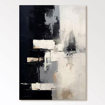 Abstract Plaster Painting "Cascade"