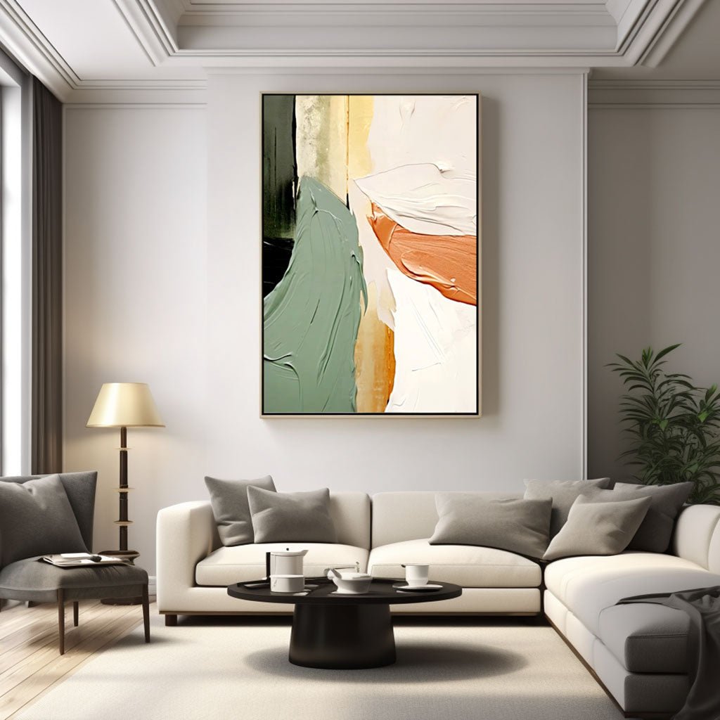 Abstract Plaster Painting "Chroma"