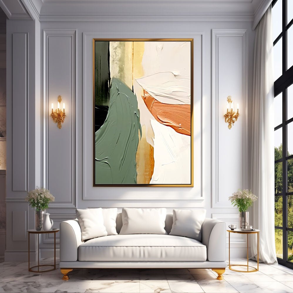 Abstract Plaster Painting "Chroma"