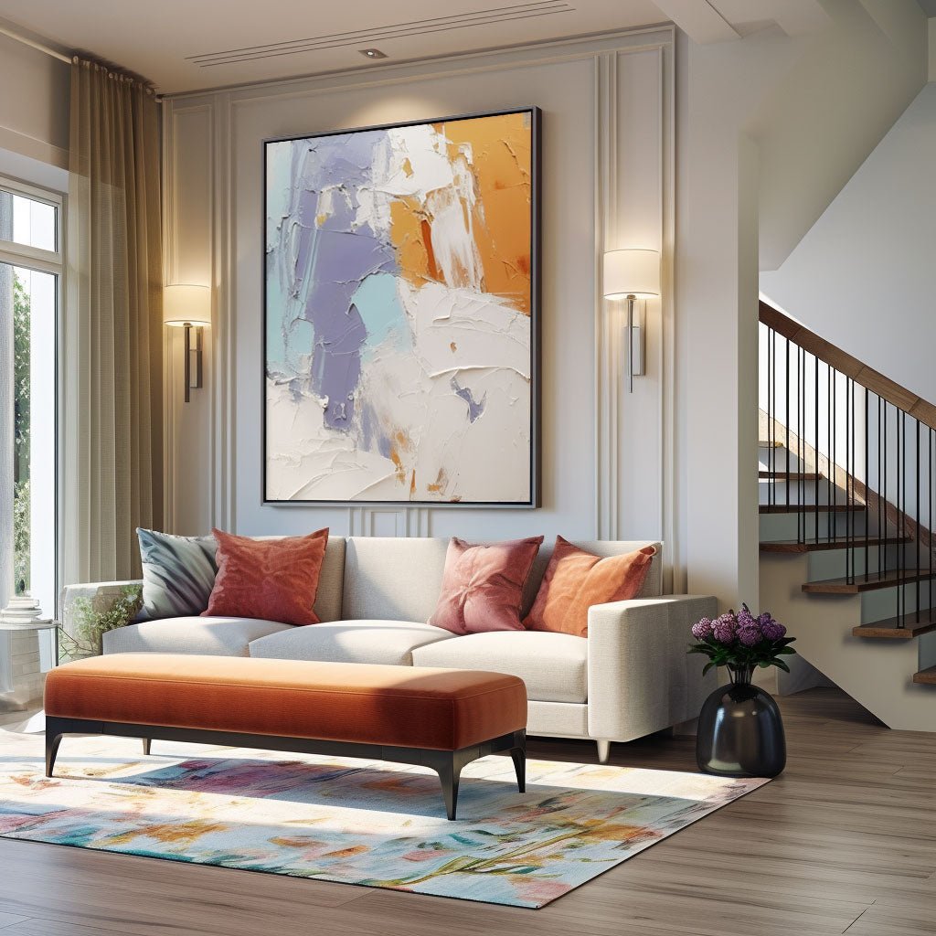 Abstract Plaster Painting "Dreamscapes"