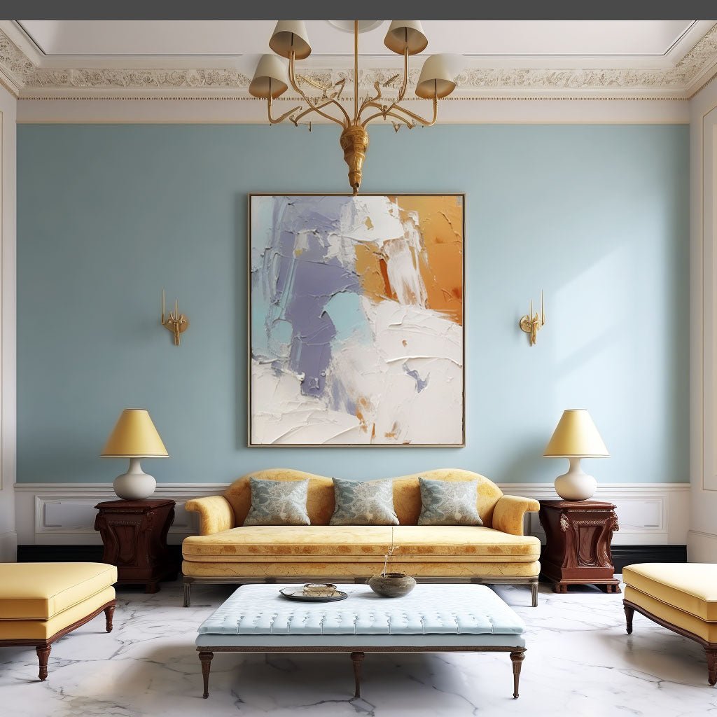 Abstract Plaster Painting "Dreamscapes"