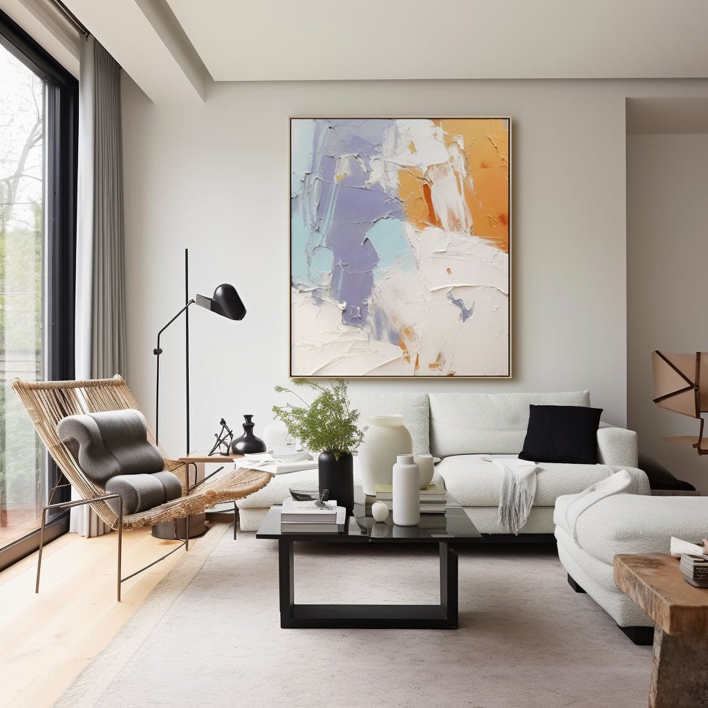 Abstract Plaster Painting "Dreamscapes"