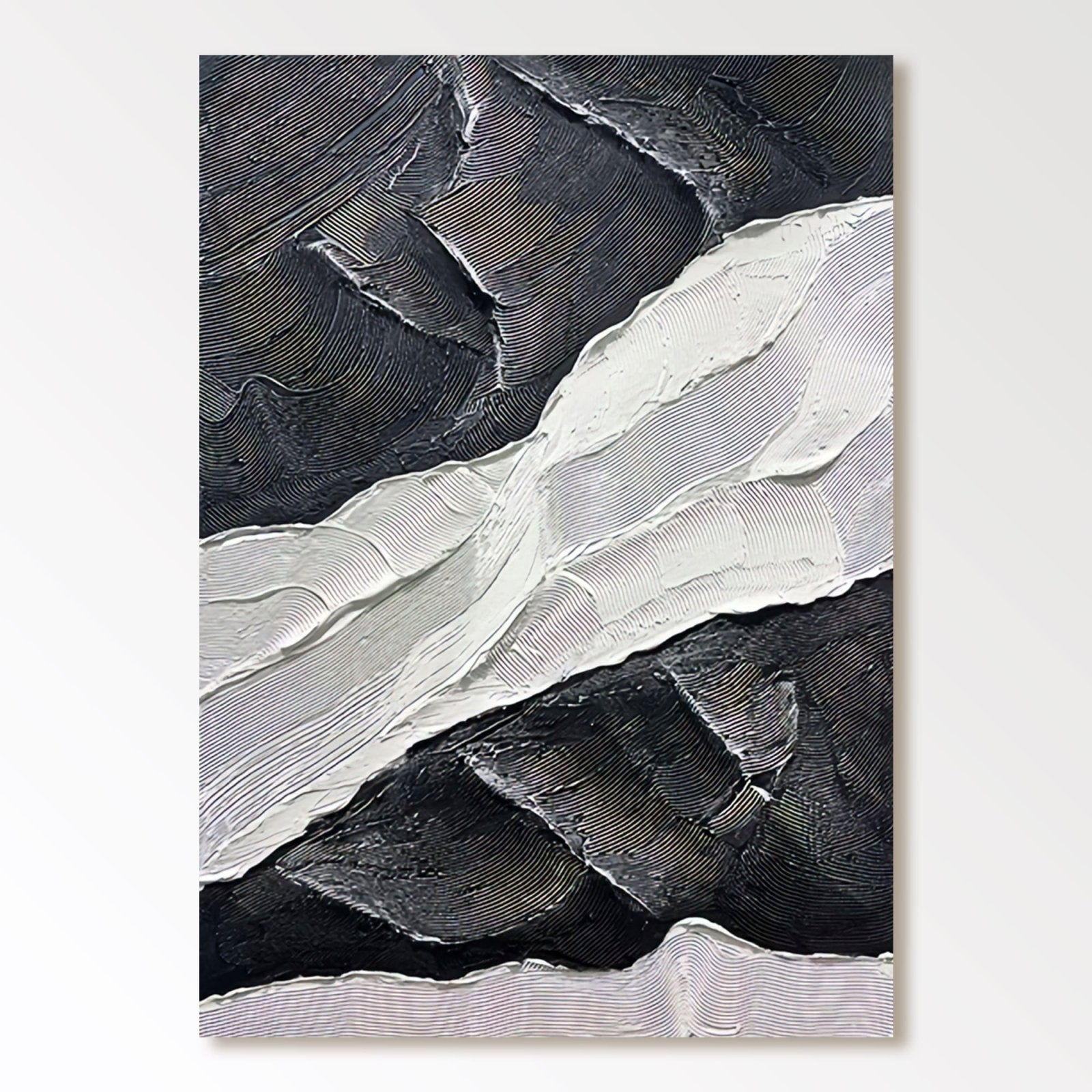 Abstract Plaster Painting "Echo"