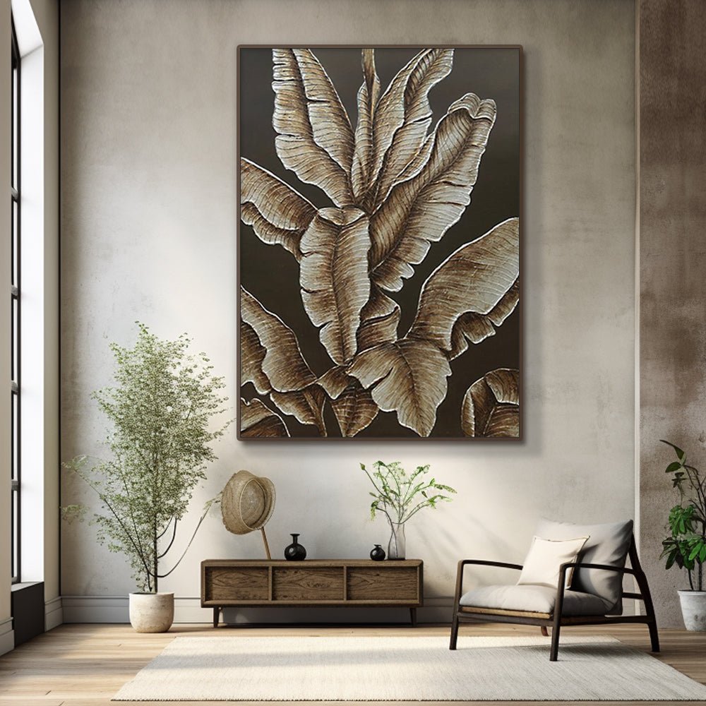 Abstract Plaster Painting "Elegance"