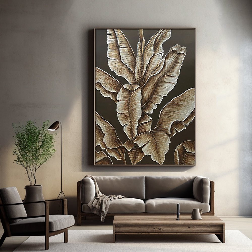 Abstract Plaster Painting "Elegance"
