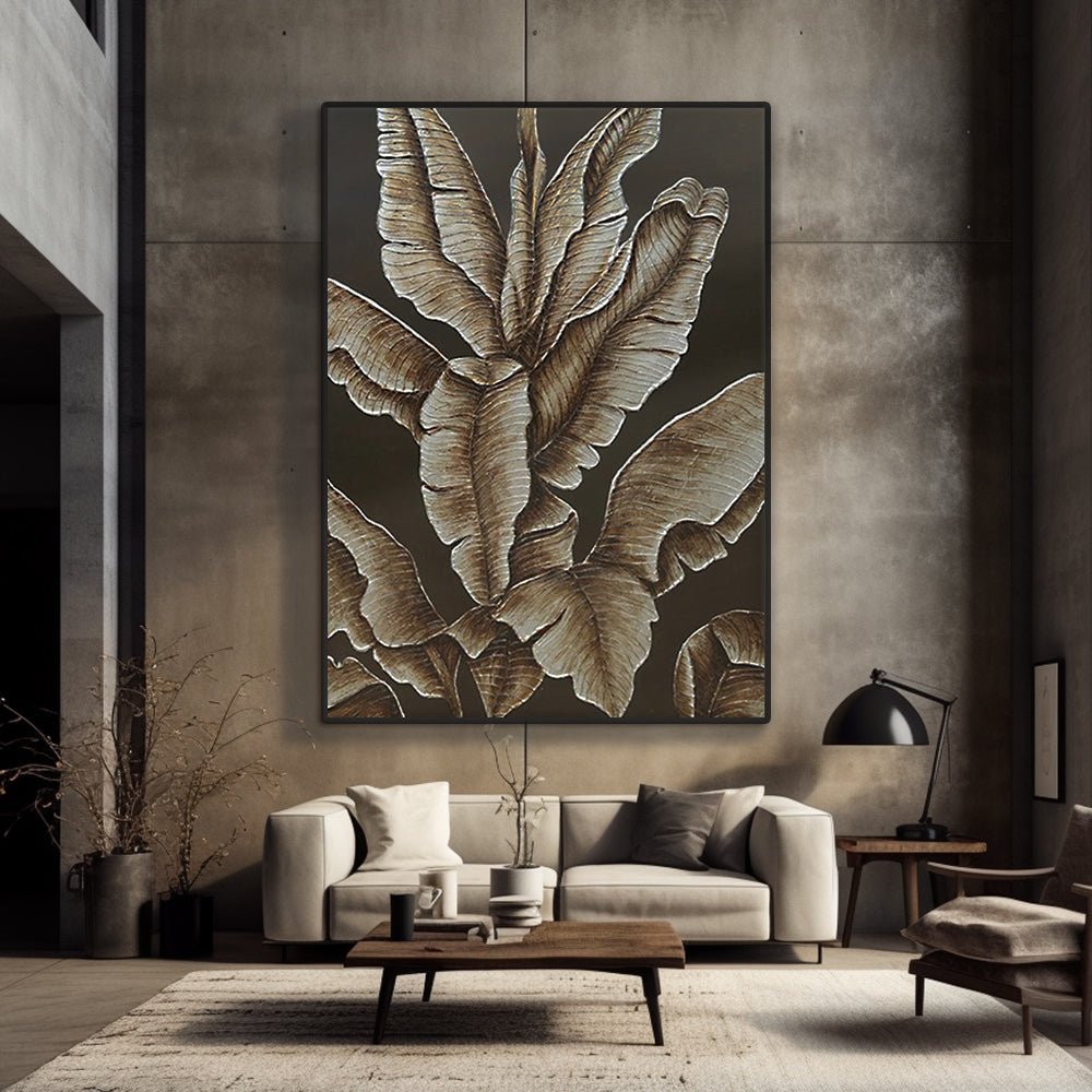 Abstract Plaster Painting "Elegance"
