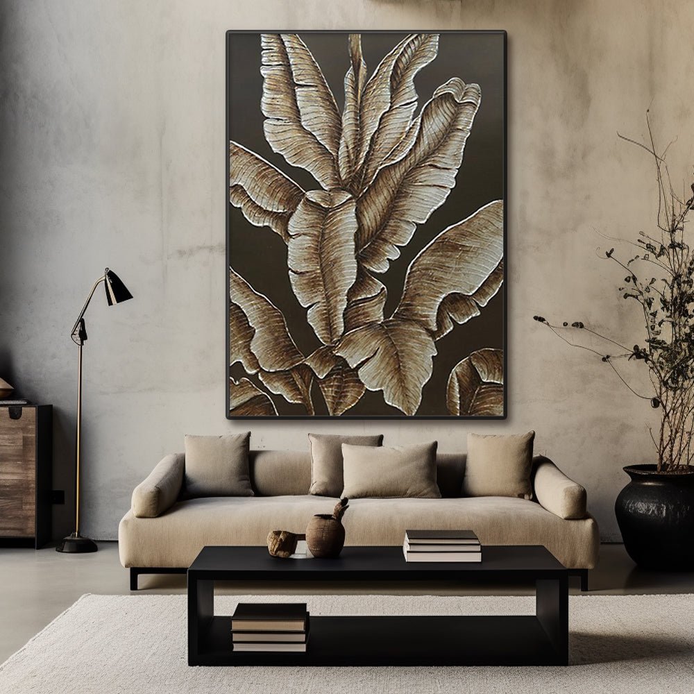 Abstract Plaster Painting "Elegance"