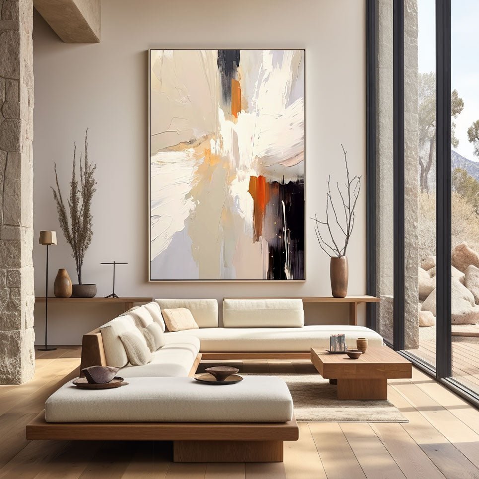 Abstract Plaster Painting "Essence"