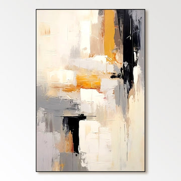 Abstract Plaster Painting "Luminance"