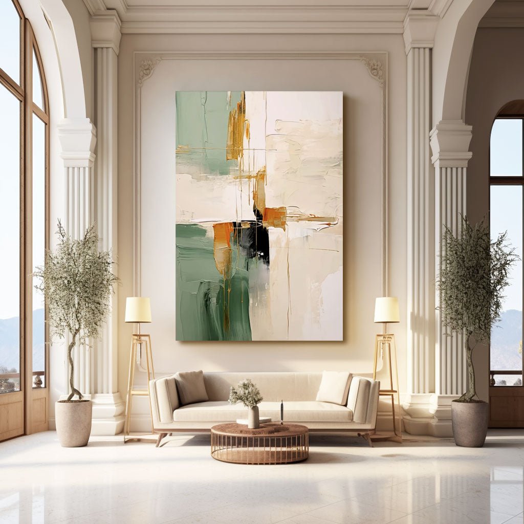 Abstract Plaster Painting "Nirvana"