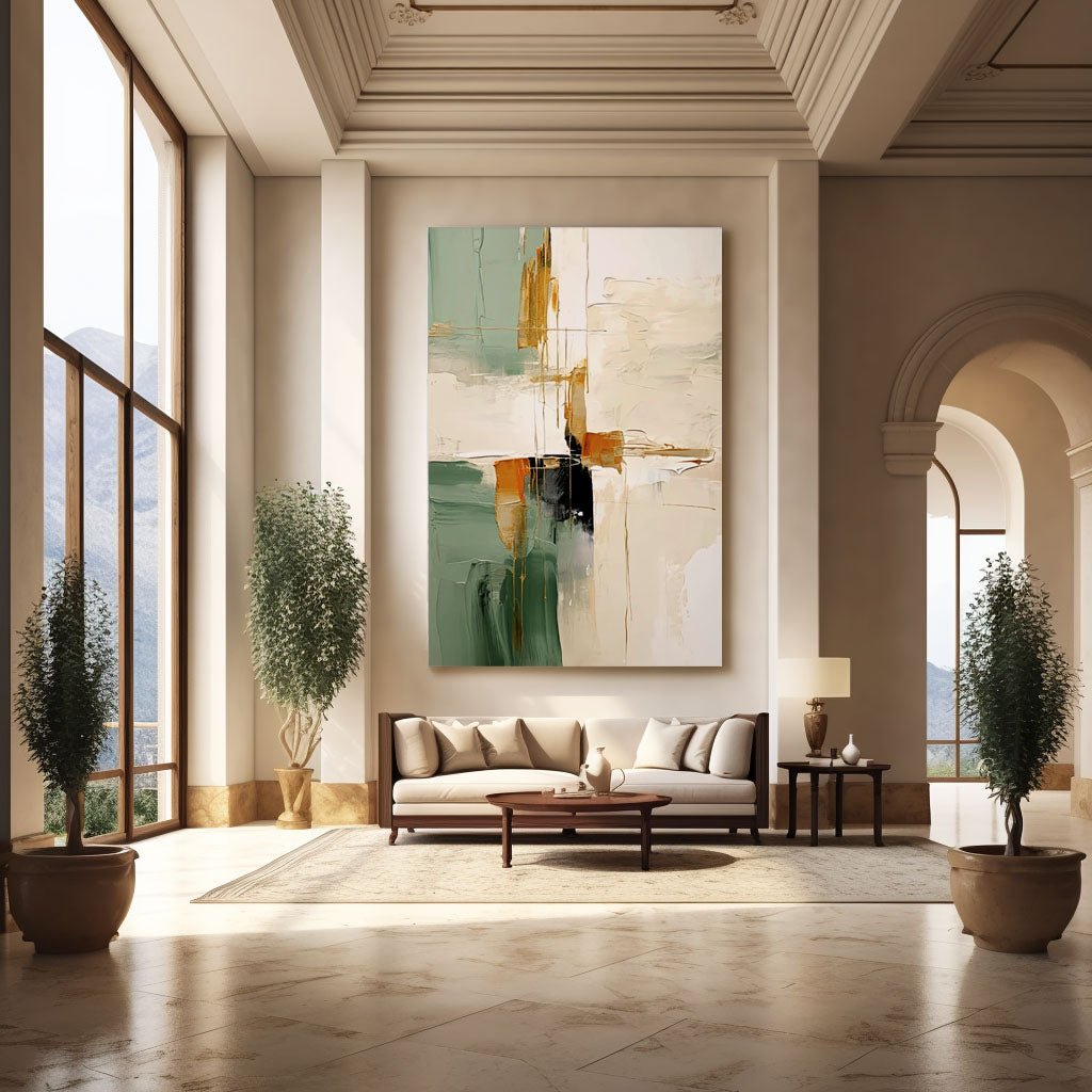 Abstract Plaster Painting "Nirvana"